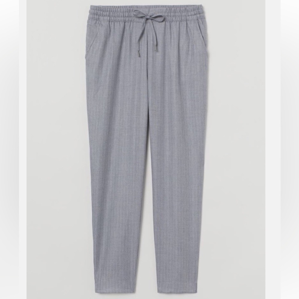 H&M Pinstripe Pull In Pants